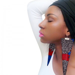 African Fabric Earrings Handmade Earrings African Print Ankara Big Oversized WYB279