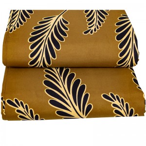 Floral Pattern Wax African Fabric for Yellow Ankara Polyester Batik DIY Dress FP6419