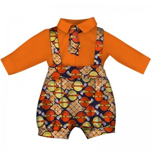 2021 African Matching children clothing for Dashiki Traditional Cotton Set  BRW WYT162