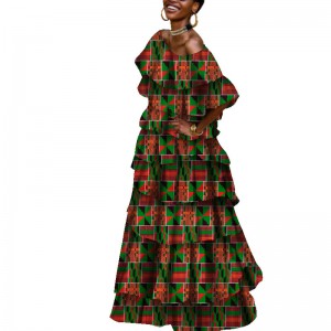 One of Hottest for Family African Attire - 2 Pieces Set African Outfits for Women Print Blouse and Long Skirts WY8555 – AFRICLIFE