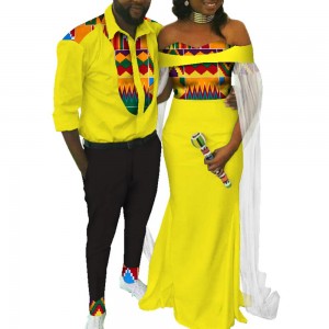 2021 New Men Sets And Women’s Clothing Dashiki Couples garments for WYQ103