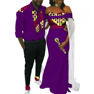 2021 New Men Sets And Women’s Clothing Dashiki Couples garments for WYQ103