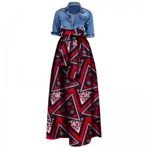 Woman Long Maxi Skirt For Women African Dashiki For Women Natural WY1036