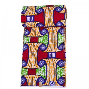 Prints Polyester Wax Guaranteed Soft Pagne African Wax Fabric for Nigeria Ankara Printed 6 Yard FP6418