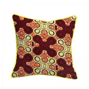 Fabric Handmade Decorative Pillow for African Printed Cushion Case Cojines Home Arts WYS10