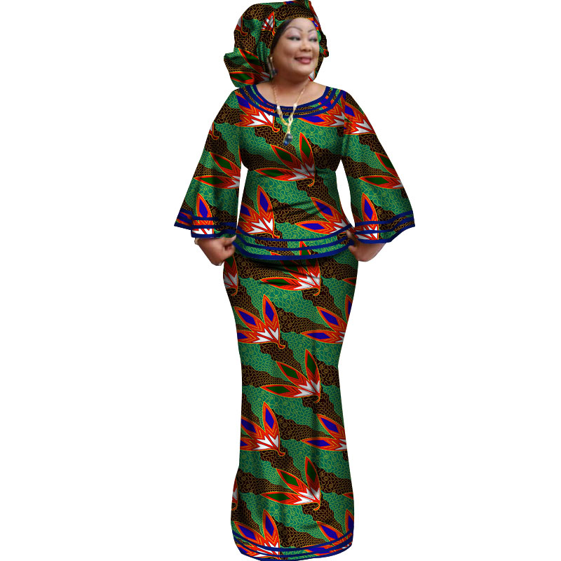 Best Loose Kanga Dresses for Women Dashiki Traditional Set of 3 pieces ...