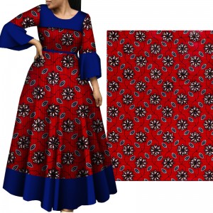 Wholesale Price Batik Printing 100% Cotton African Fabric for Sewing Party Dresses 24FS1424