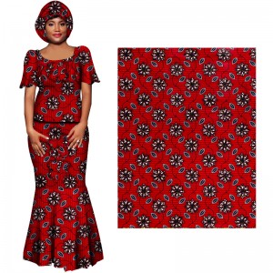 Wholesale Price Batik Printing 100% Cotton African Fabric for Sewing Party Dresses 24FS1424