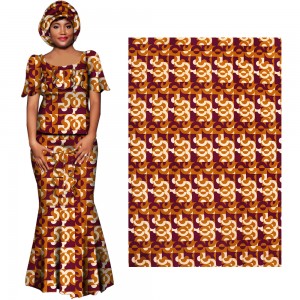 100% Polyester wax Prints Fabric ankara africa wax print fabric with FP6201