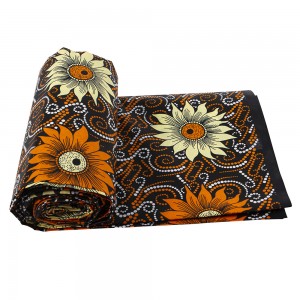 20211 Newest African Patchwork Fabric Ankara Print Cotton Wax Fabric For Dress 24fs1417