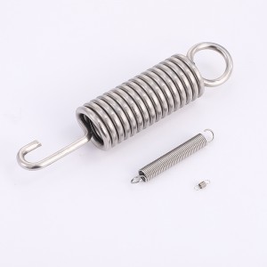 Custom steel extension springs with required different loops