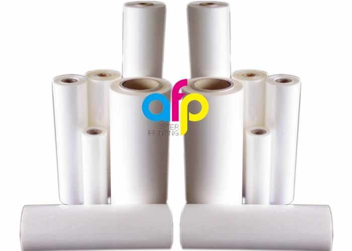 Factory Cheap Hot Embossed Laminate - 1020mm X 100m Matte Lamination Roll , 75 Mic Bopp Thermal Lamination Film –  After-printing