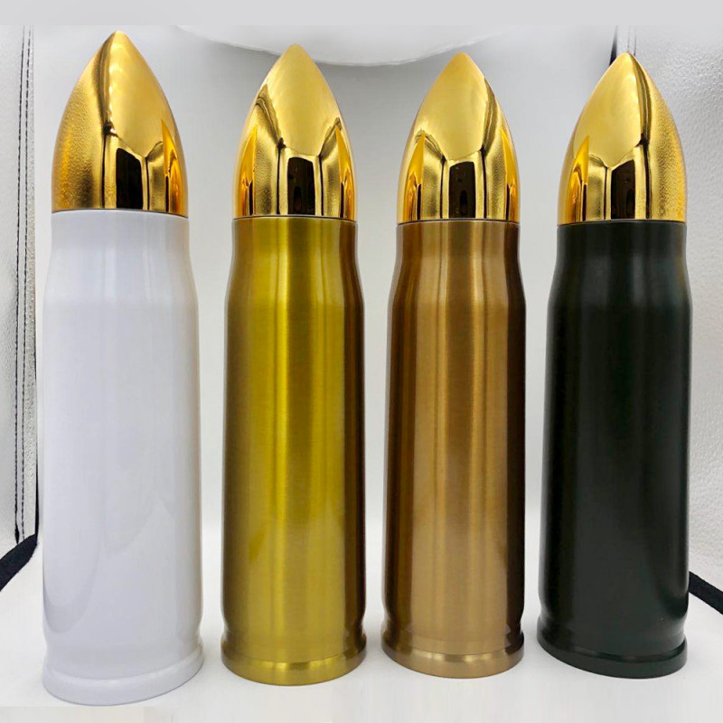 Double wall stainless steel vacuum Insulated water bottle sublimation bullet tumbler02