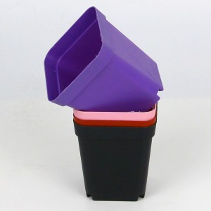 Пластичне саксије Мали квадратни лонац за расаднике