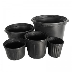 Blow Molded Nursery Pot 3 Gallon Pot Black Pot