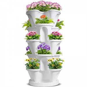 Diy Stackable Planters Vertical Strawberry Planters