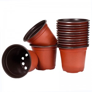 I-Wholesale Plastic Flower Pot Garden Nursery Plant Izimbiza