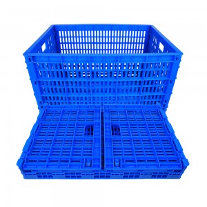Vented Plastic Fructus et Vegetabilis Crates Foldable Crate