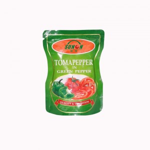 Tomato paste in doypack with waist