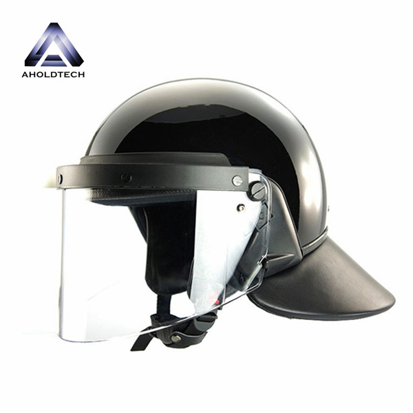 Hot-selling Police Motorcycle Helmet - Convex Visor Police Full Face ABS+PC Anti Riot Helmet ATPRH-R13 – Ahodtechph