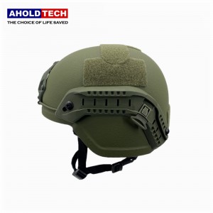 Aholdtech ATBH-M00-S01 NIJ IIIA 3A тактикалық баллистикалық MICH 2000 армия полициясына арналған төмен кесілген оқ өткізбейтін дулыға