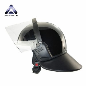 Konvekse Visier Polisie Volgesig ABS + PC Anti Oproer Helmet ATPRH-R13