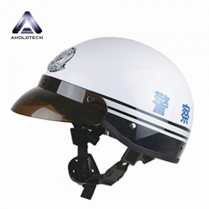 Full Face Safety ABS+PC Traffic  Motorcycle Police Helmet with Visor ATPMH-03