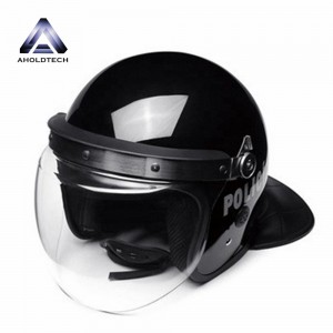 Convex Visor Police Full Face ABS + PC Anti Riot Helm ATPRH-R02