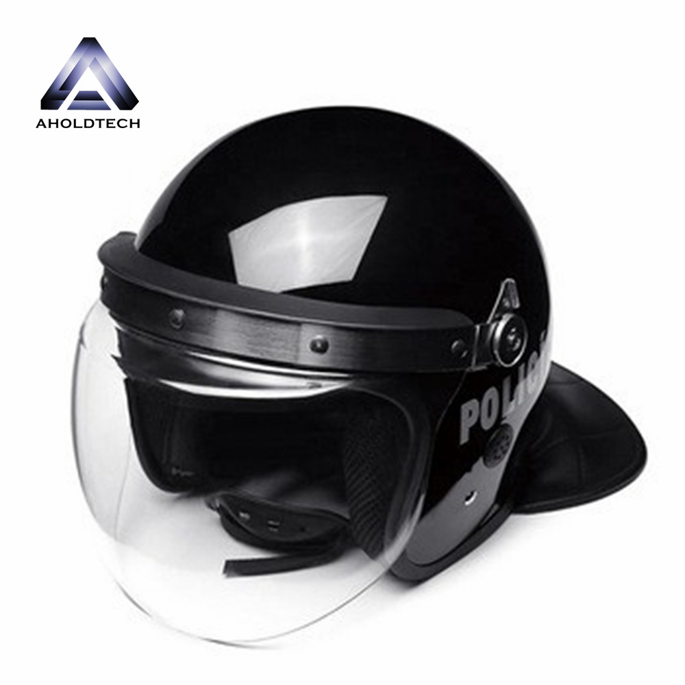 Factory Price Aluminium Alloy Riot Control Shield - Convex Visor Police Full Face ABS+PC Anti Riot Helmet ATPRH-R02 – Ahodtechph