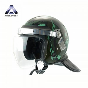 Convex Visor Police Full Face ABS+ PC Anti Riot Helm ATPRH-R05