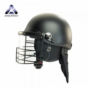 උත්තල වීසර් පොලිස් ෆුල් ෆේස් ABS+PC Anti Riot Helmet ATPRH-R11
