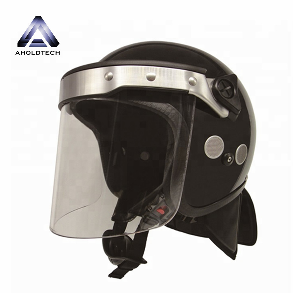 Quality Inspection for Pasgt Airsoft Helmet - Convex Visor Police Full Face ABS+PC Anti Riot Helmet ATPRH-R12 – Ahodtechph