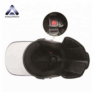 උත්තල වීසර් පොලිස් ෆුල් ෆේස් ABS+PC Anti Reot Helmet ATPRH-R13
