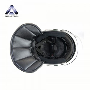 ໝວກກັນກະທົບແບບໂຄນຕາແບບເຕັມໜ້າ ABS+PC Anti Riot Helmet ATPRH-R05