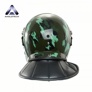کلاه ایمنی کامل ABS+PC ضد شورش پلیس ATPRH-R05 ویزور محدب