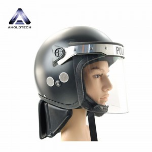 Convex Visor Police Full Face ABS+PC Anti Riot Helmet ATPRH-R10