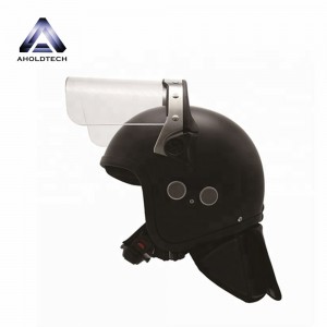 Конвексен визир Полициски шлем за цело лице ABS+PC против немири ATPRH-R12