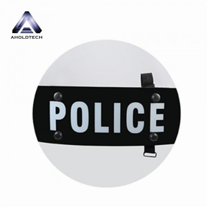 Politie polycarbonaat rond anti-relschild ATPRS-PR02