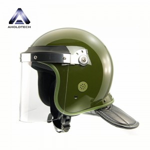 Convex Visor Police Full Face ABS+PC Anti Riot Helmet ATPRH-R06