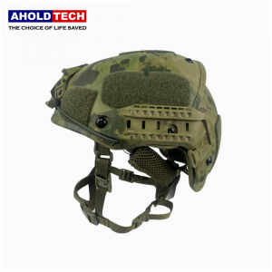 Aholdtech ATBH-AF-A02-FG NIJ IIIA 3A Tactical Ballistic Airframe High Cut Bulletproof Helmet bakeng sa Sepolesa sa Sesole