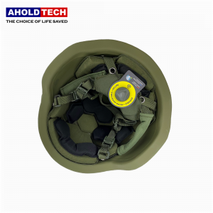 Aholdtech ATBH-M00-E01 NIJ III Enhanced Combat Balistik MICH Low Cut Bulletproof Helm pikeun Pulisi Tentara