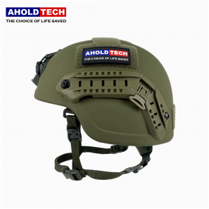 Aholdtech ATBH-M00-E01 NIJ III Enhanced Combat Ballistic MICH Low Cut Bulletproof Helmet for Army Police