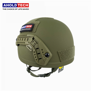 Aholdtech ATBH-M00-E01 NIJ III Enhanced Combat Ballistic MICH Low Cut Bulletproof Helmet rau Tub Ceev Xwm
