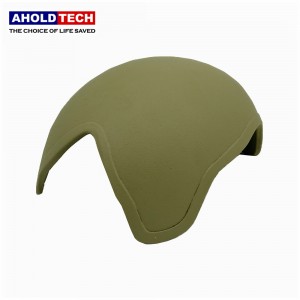 Aholdtech ATBH-FBA-S1-TAN NIJ IIIA 3A Low Profile Ballistic Applique for Bulletproof Helmet for Army Police