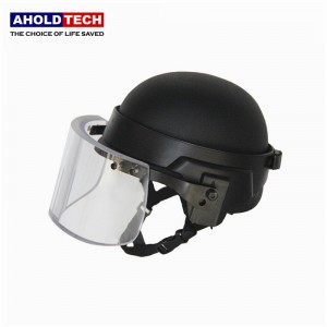Bulletproof Face Shield Ballistic Visor NIJ IIIA Rau PASGT ATBH-FS01