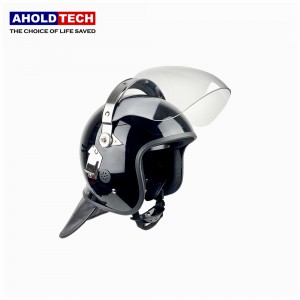 Паліцэйскі шлем з выпуклым брылём ABS+PC ATPRH-R03