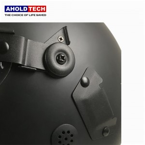 Convex Visor Police Full Face ABS+PC Anti Riot Helmet ATPRH-R04