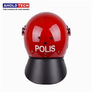 Malaysia Convex Visor Police Full Face ABS+PC Anti Riot Helmet ATPRH-R07