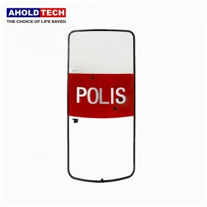 Bouclier anti-émeute rectangulaire en polycarbonate de police ATPRS-PRT10