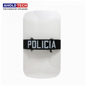 Polizei-Polycarbonat-Rechteck-Anti-Riot-Schild ATPRS-PRT11